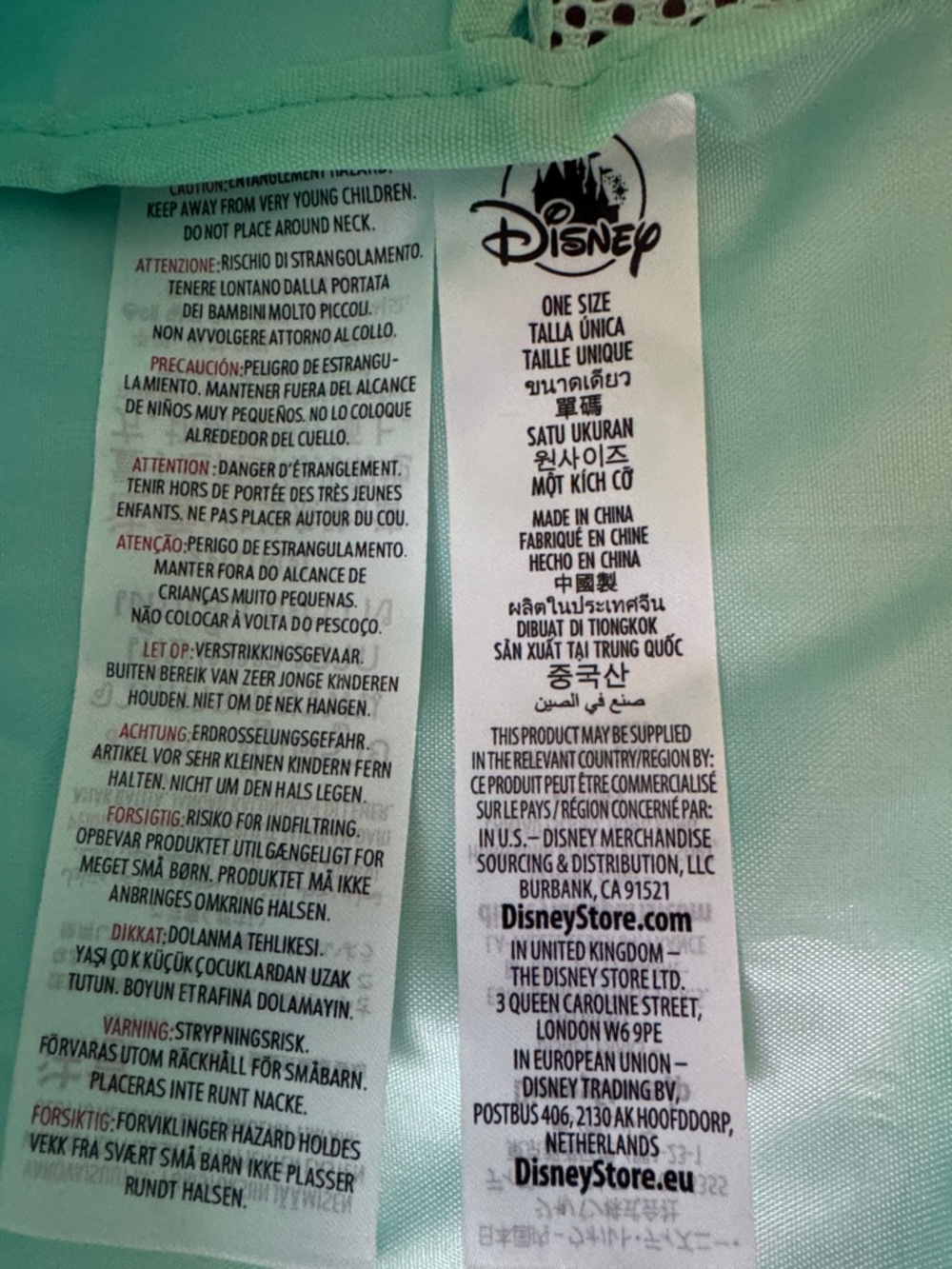 Mickey Mouse Teal Swim Backpack with Red Accents - Picture 3 of 4